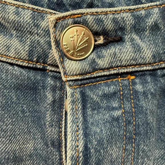 EUC Rag & Bone Maya High Rise Ankle jeans In Aquarius With Holes Size: 30 - Picture 3 of 6